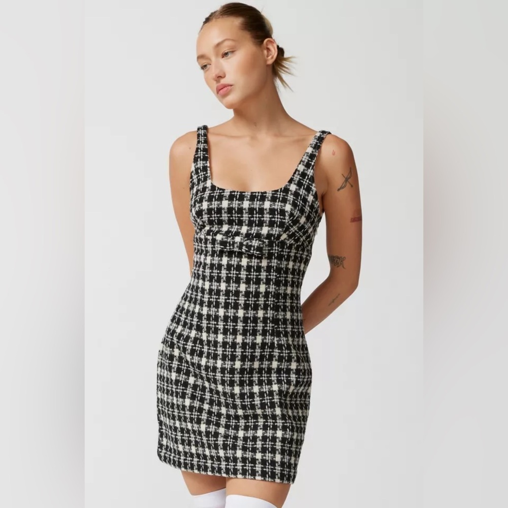 URBAN OUTFITTERS UO Lily Printed Mini Dress Size Large